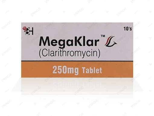 Picture of Megaklar 250mg Tab 1x10s